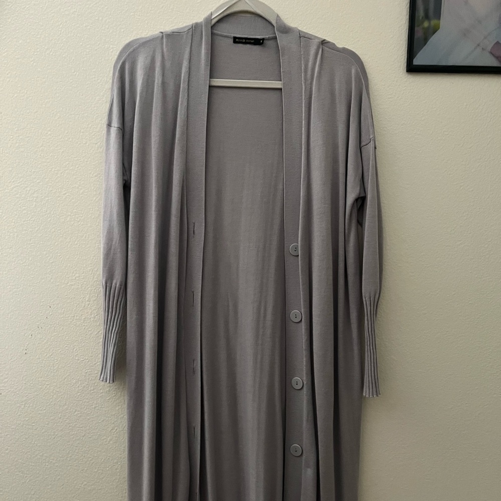 RIVA - woman’s maxi cardigan modest hijabi friendly